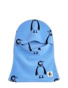 Penguin Fleece Balaclava Accessories Headwear Balaclava Blue Mini Rodini