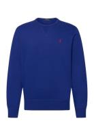 The Rl Fleece Sweatshirt Designers Sweatshirts & Hoodies Sweatshirts Blue Polo Ralph Lauren