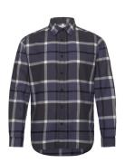 Slhregowen-Flannel Mix Shirt Ls W Tops Shirts Casual Navy Selected Homme