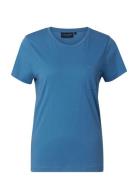 Ashley Jersey Tee Tops T-shirts & Tops Short-sleeved Blue Lexington Clothing