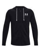 Ua Rival Terry Lc Fz Tops Sweatshirts & Hoodies Hoodies Black Under Armour