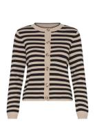 Objester Sli L/S Knit Cardigan Noos Tops Knitwear Cardigans Beige Object