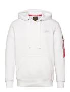 Back Print Hoody Tops Sweatshirts & Hoodies Hoodies White Alpha Industries