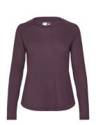 Hmlmt Vanja T-Shirt L/S Sport T-shirts & Tops Long-sleeved Burgundy Hummel