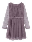 Nkfvabos Ls Dress Noos Dresses & Skirts Dresses Partydresses Purple Name It