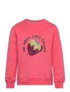 Tnlaline Sweatshirt Tops Sweatshirts & Hoodies Sweatshirts Pink The New