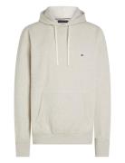 Essential Fleece Hoody Tops Sweatshirts & Hoodies Hoodies Beige Tommy Hilfiger