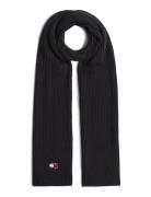 Tjm Heritage Core Scarf Accessories Scarves Winter Scarves Black Tommy Hilfiger