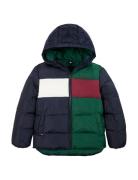 Colorblock Ripstop Padded Jacket Outerwear Jackets & Coats Winter Jackets Navy Tommy Hilfiger