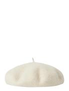 Nmflamo Beret Hat Lil Accessories Headwear Hats Beanie White Lil'Atelier