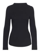 Olmjayden Ls Off Shoulder Knt Tops Knitwear Jumpers Black Only Maternity