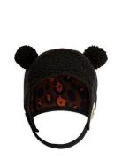 Wind Fleece Baby Hat Accessories Headwear Hats Baby Hats Black Mini Rodini