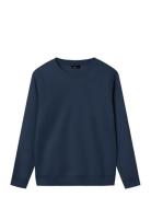 Nlnnizu Ls Bru O-Neck Sweat Noos Tops Sweatshirts & Hoodies Sweatshirts Blue LMTD