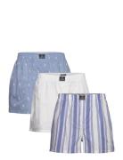 Cotton Boxer 3-Pack Underwear Boxer Shorts Multi/patterned Polo Ralph Lauren Underwear