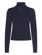 Tjw Essential Trtlnk Sweater Ext Tops Knitwear Turtleneck Navy Tommy Jeans