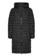 Lohja Longer Puffer Jacket W3T3 Foret Jakke Black Rains