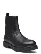 Biaothilia Chelsea Boot Tumbled Leather Shoes Chelsea Boots Black Bianco