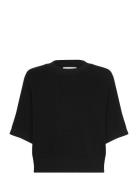 Mschamari Rachelle 2/4 Pullover Tops Knitwear Jumpers Black MSCH Copenhagen