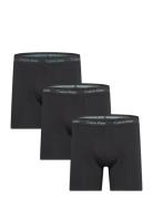 Boxer Brief 3Pk Boxershorts Black Calvin Klein