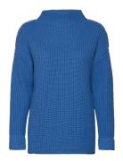 Slfselma Ls Knit Pullover Noos Tops Knitwear Jumpers Blue Selected Femme