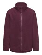 Jacket Fleece Outerwear Fleece Outerwear Fleece Jackets Burgundy Lindex