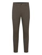 Milano Xo Elian Pants Bottoms Trousers Casual Brown Clean Cut Copenhagen