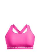 Crossback Mid Bra& Sport Bras & Tops Sports Bras - All Pink Under Armour