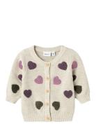 Nbfneheart Ls Knit Card Tops Knitwear Cardigans Multi/patterned Name It