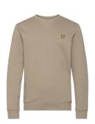 Crew Neck Sweatshirt Tops Sweatshirts & Hoodies Sweatshirts Beige Lyle & Scott