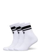 Nb Essentials Line Midcalf 3 Pack Sport Socks Regular Socks White New Balance