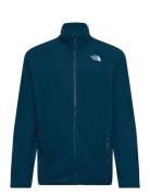 M 100 Glacier Full Zip - Eu Sport Sweatshirts & Hoodies Fleeces & Midlayers Blue The North Face