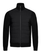 Kamet Hybrid Jacket Tops Knitwear Full Zip Jumpers Black Moose Knuckles