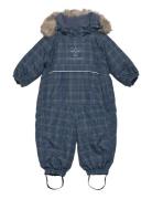 Hmlmoon Tex Snowsuit Outerwear Coveralls Snow-ski Coveralls & Sets Blue Hummel