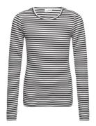 T-Shirt Long-Sleeve Tops T-shirts Long-sleeved T-Skjorte Black Sofie Schnoor Young