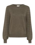 Kananna Pullover Tops Knitwear Jumpers Brown Kaffe