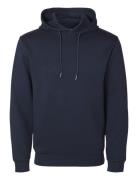 Slhemanuel Soft Hood Sweat Noos Tops Sweatshirts & Hoodies Hoodies Navy Selected Homme