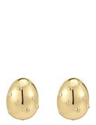 Mini Pave Molten Studs- Gold Accessories Jewellery Earrings Studs Gold LUV AJ