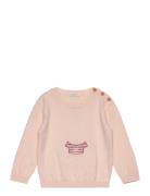 Sweater L/S Tops Sweatshirts & Hoodies Sweatshirts Pink United Colors Of Benetton