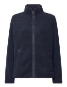 High Curl Jacket W Sport Sweatshirts & Hoodies Fleeces & Midlayers Navy Jack Wolfskin