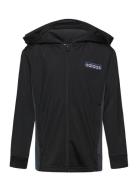 Adibreak Fz Hd Tops Sweatshirts & Hoodies Hoodies Black Adidas Originals