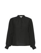 Mschangelina Top Tops Blouses Long-sleeved Black MSCH Copenhagen