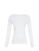 Mschkickie Rasmia Top Tops T-shirts & Tops Long-sleeved White MSCH Copenhagen