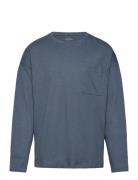 Nkmvebbe Ls Rlx Top Tops Sweatshirts & Hoodies Sweatshirts Blue Name It