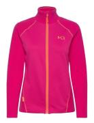 Kari F/Z Fleece Sport Sweatshirts & Hoodies Fleeces & Midlayers Pink Kari Traa