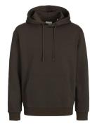 Jjebradley Sweat Hood Noos Tops Sweatshirts & Hoodies Hoodies Brown Jack & J S