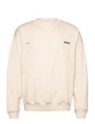 Wbcane 8410 Crew Designers Sweatshirts & Hoodies Sweatshirts Cream Woodbird