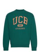 Sweater L/S Tops Sweatshirts & Hoodies Sweatshirts Green United Colors Of Benetton