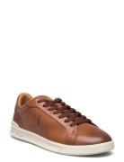 Heritage Court Ii Leather Sneaker Low-top Sneakers Brown Polo Ralph Lauren