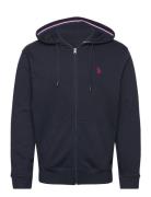 Uspa Sweat Hood/Zip Erdi Men Tops Sweatshirts & Hoodies Hoodies Navy U.S. Polo Assn.