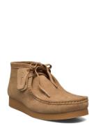 Wallabeeevo Bt Desert Boots Snøresko Beige Clarks